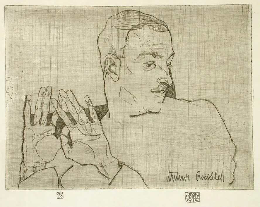 Portrait of Arthur Roessler