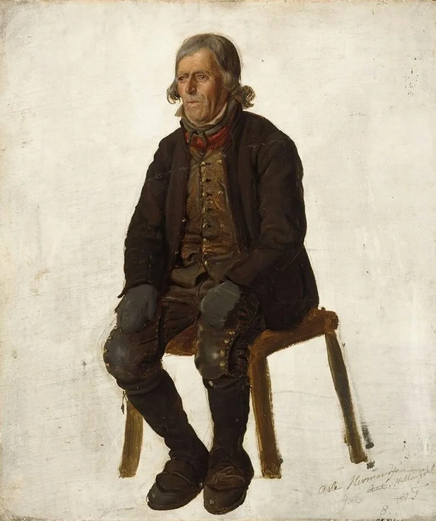 Portrait of Asle Hermands N from Hallingdal