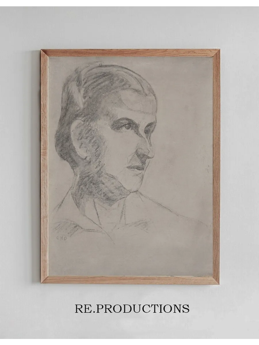 Portrait of Augusta B. Demuth the Artist Smother