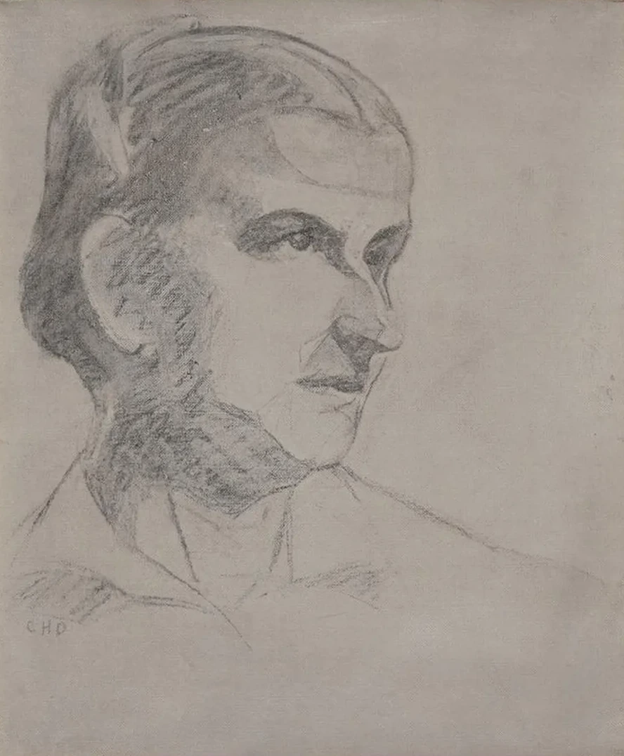 Portrait of Augusta B. Demuth the Artist Smother