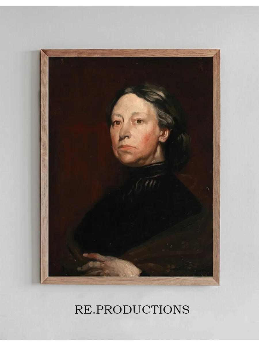 Portrait of Augusta Gregory (1852 - 1932), Dramatist and Folklorist