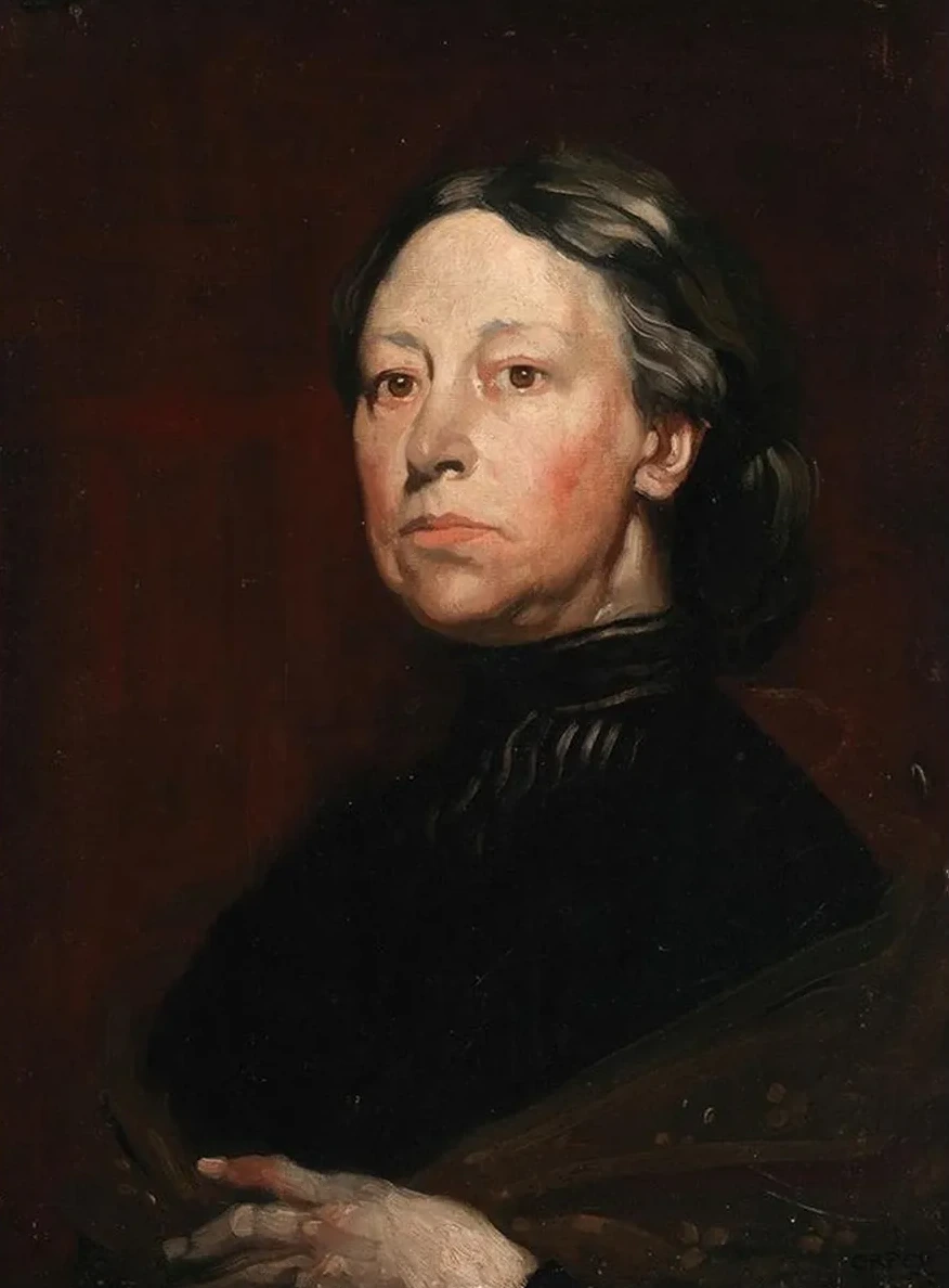 Portrait of Augusta Gregory (1852 - 1932), Dramatist and Folklorist