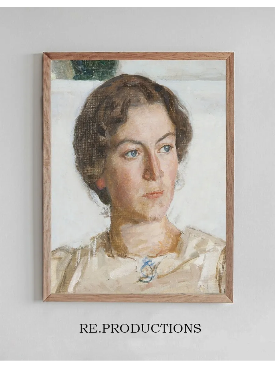 Portrait of Bodil Faber (artist Viggo Johansen's Daughter)
