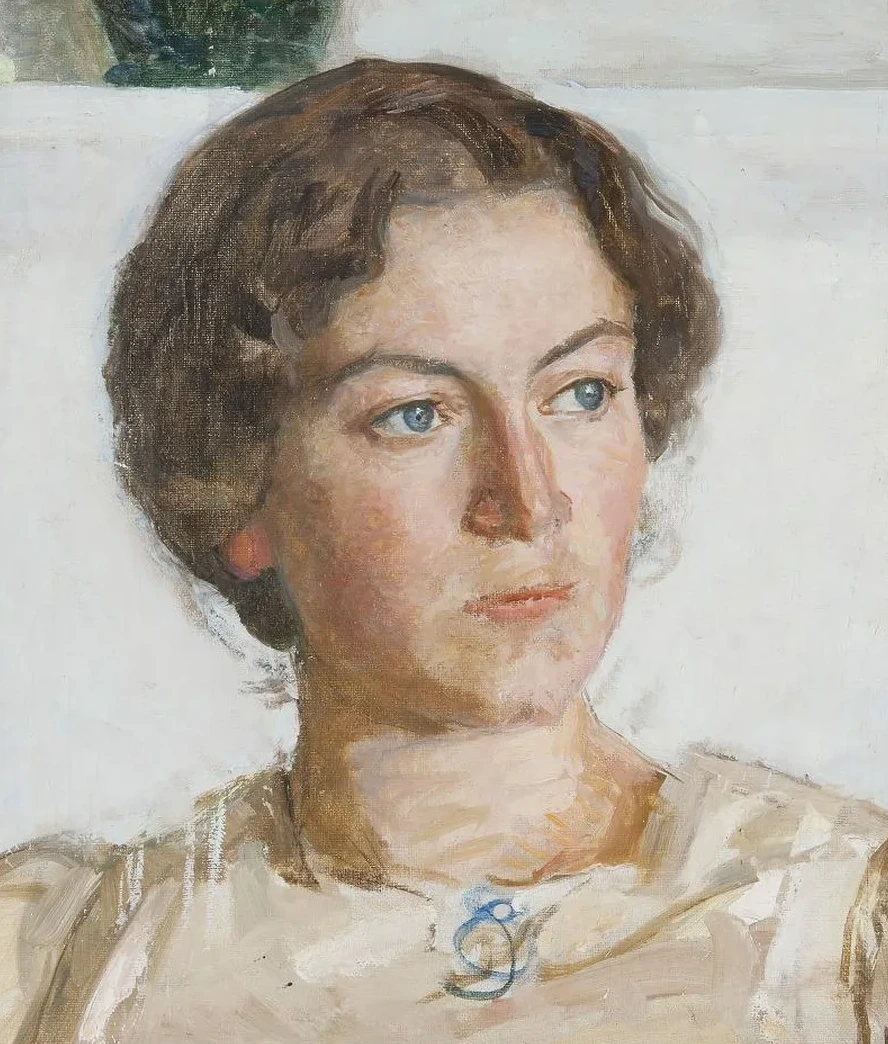 Portrait of Bodil Faber (artist Viggo Johansen's Daughter)
