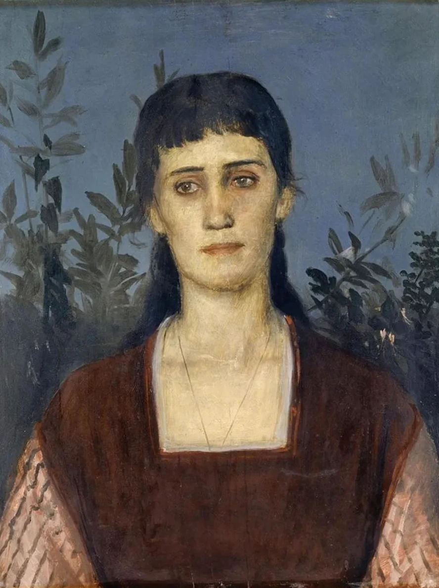 Portrait of Clara Bruckmann - B cklin, Eldest Daughter of the Artist