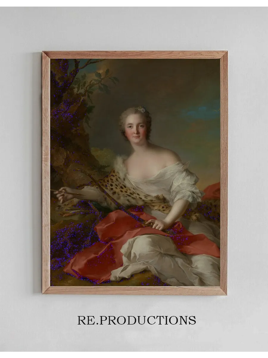Portrait of Constance - Gabrielle - Magdeleine Bonnier de la Mosson as Diana