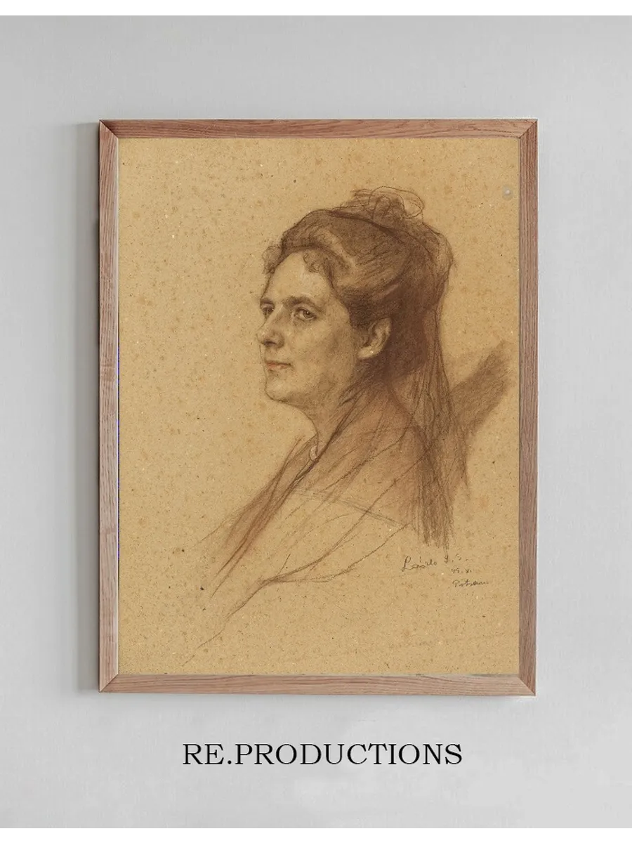 Portrait of Countess Therese Brockdorff, N E von Lo N (1846 1924)