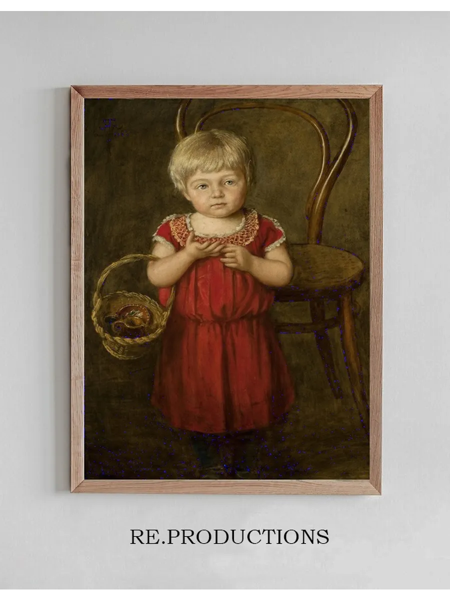 Portrait of Ela with a Basket