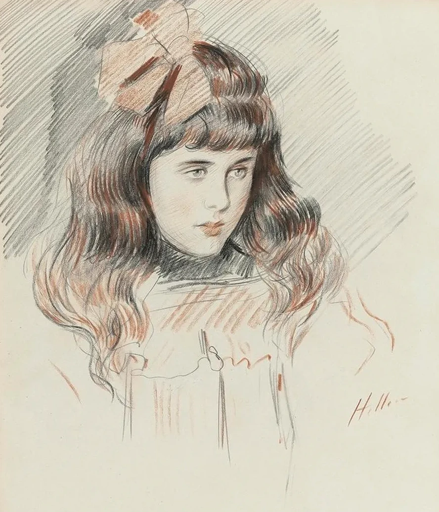 Portrait of Ellen Helleu, the Artist's Daughter