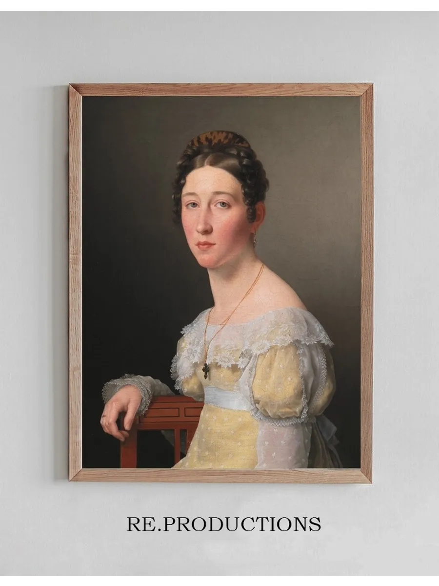 Portrait of Emilie Henriette Massmann, Betrothed of Frederik Wilhelm Caspar von Benzon