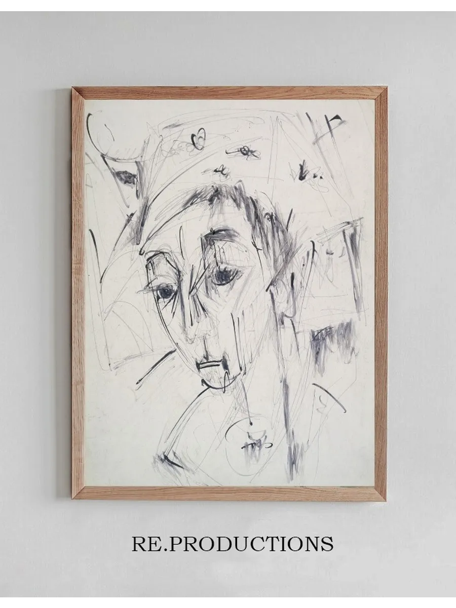 Portrait of Erna Wearing a Hat