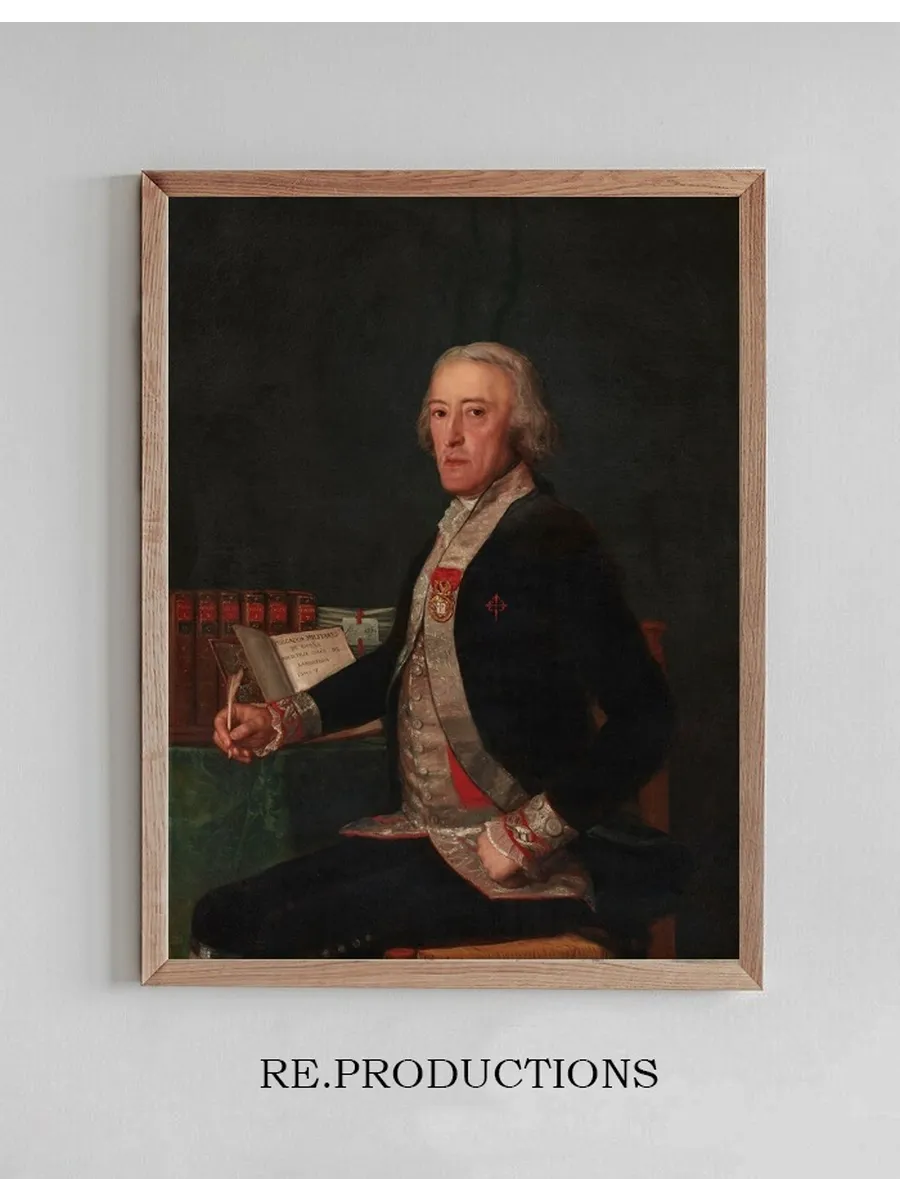 Portrait of F lix Col n de Larri tegui
