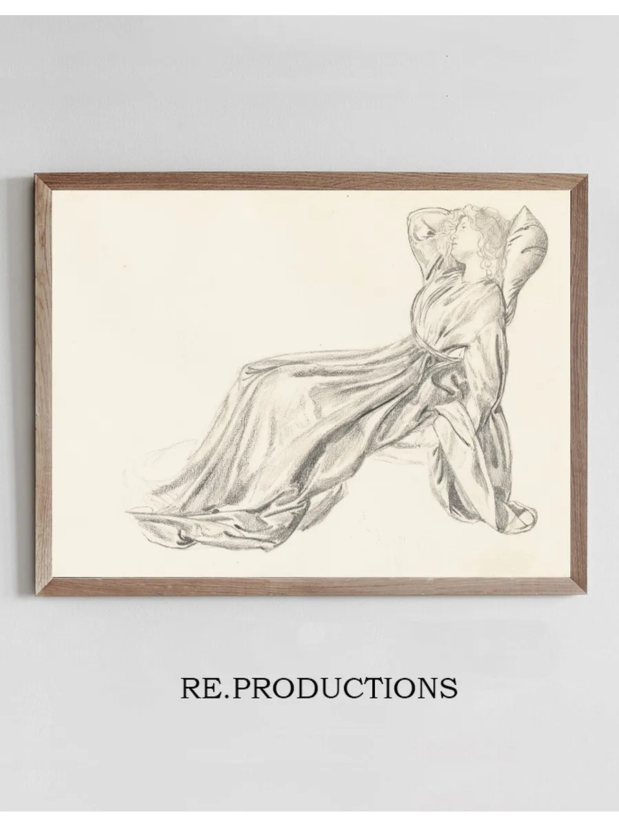 Portrait of Fanny Cornforth, Reclining in a Chair, for Laus Veneris