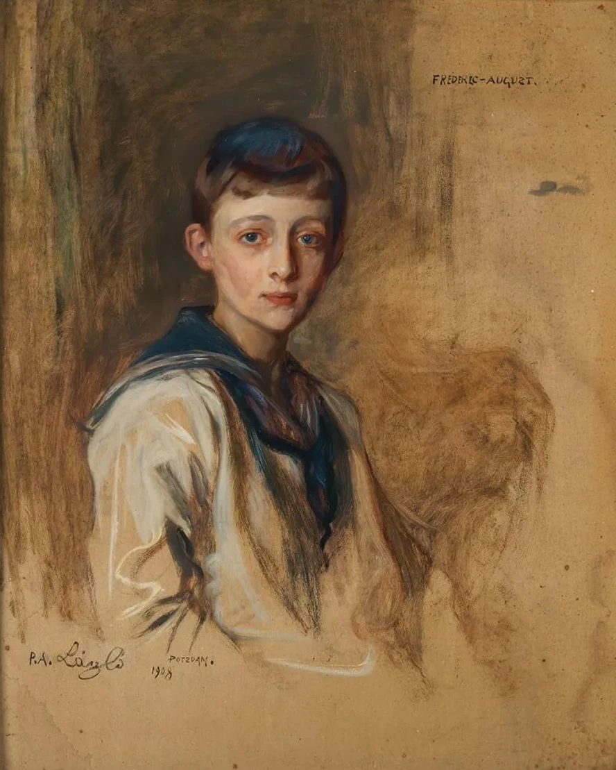 Portrait of Frederik - August Graf zu Rantzau (1895 - 1945) as a Child in a Sailor's Suit