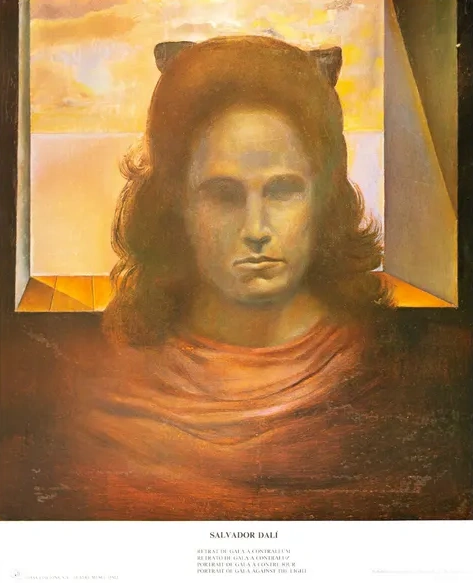 Portrait of Gala Against the Light