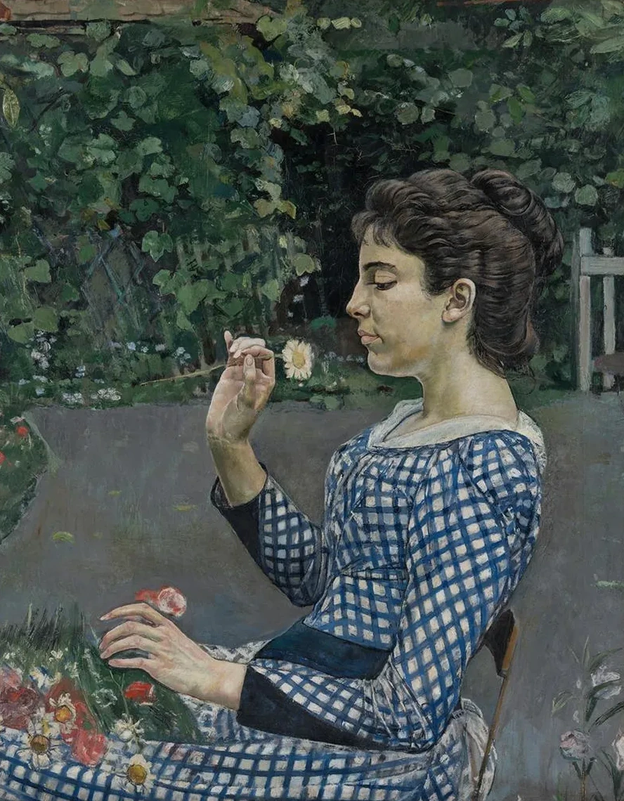 Portrait of H l ne Weigl
