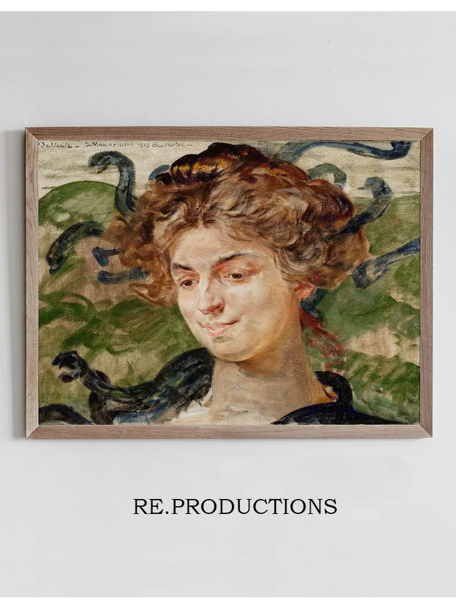 Portrait of Helena Sulima, Actress, as Gorgon