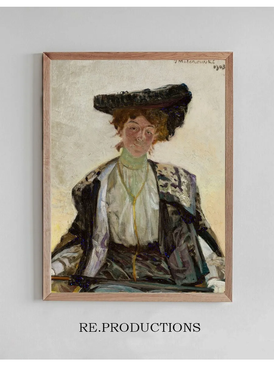 Portrait of Helena Sulima, Actress