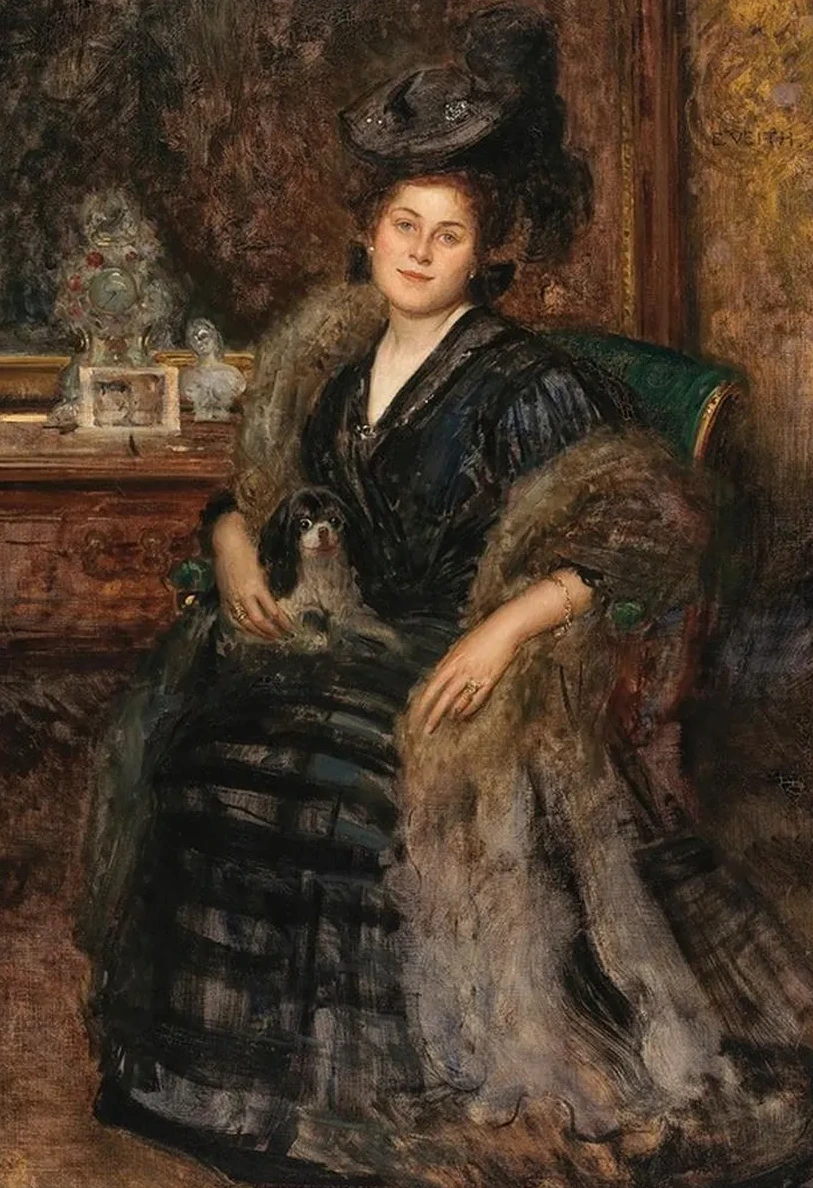 Portrait of His Wife Berta (The Visit)