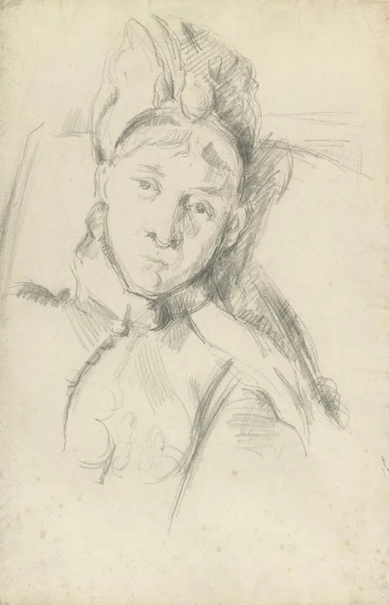 Portrait of Hortense Cezanne - Figuet, the Artist's Wife