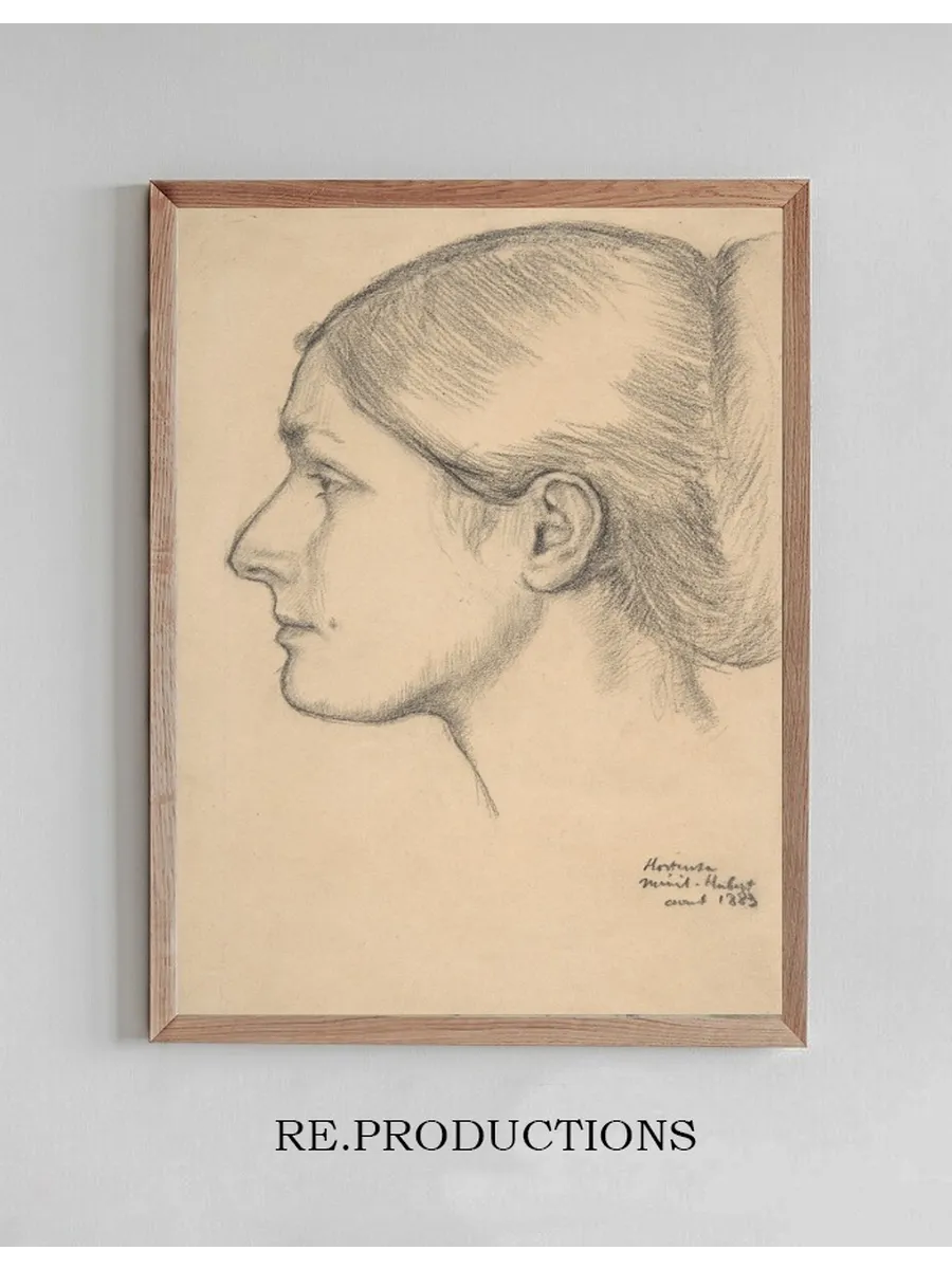 Portrait of Hortense Valpin on (Mme. Jacques Fourchy)