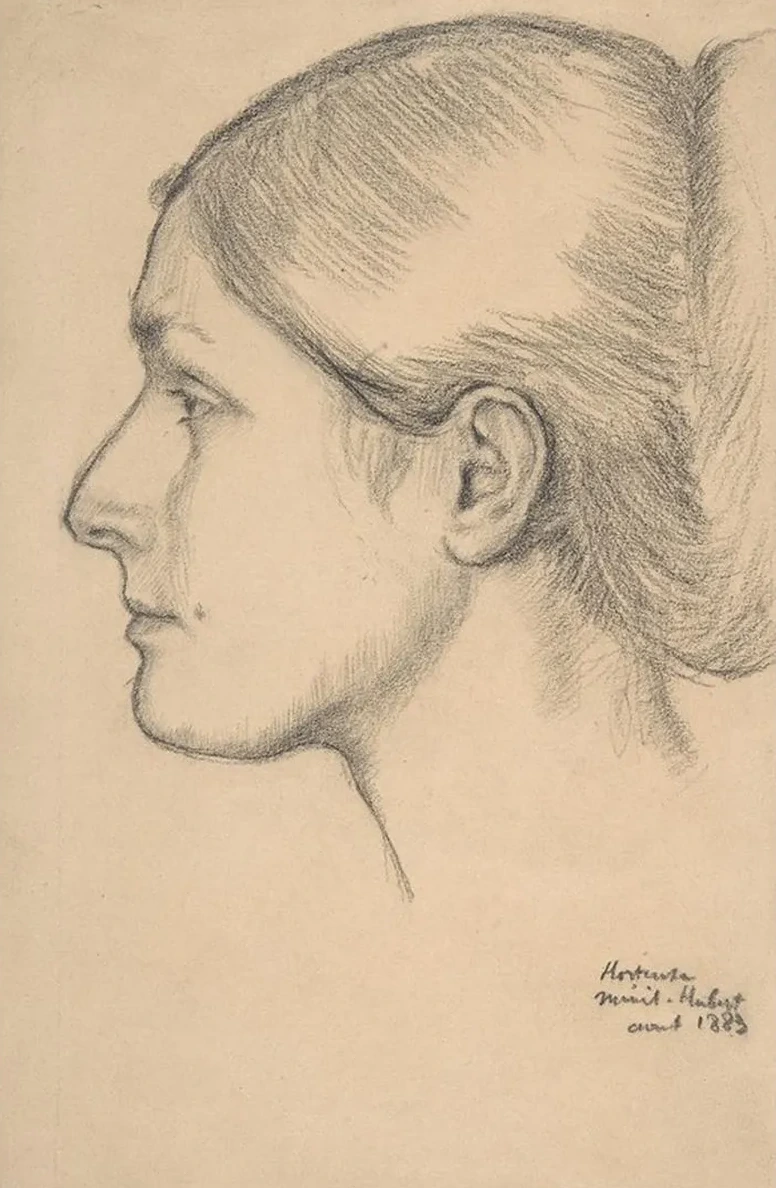 Portrait of Hortense Valpin on (Mme. Jacques Fourchy)