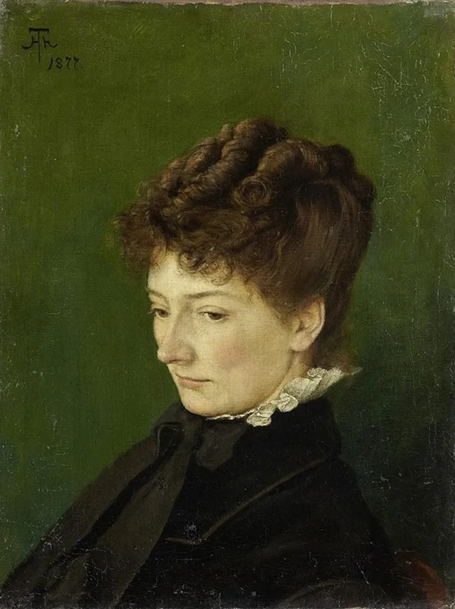 Portrait of Ida M ller, n e Scholderer