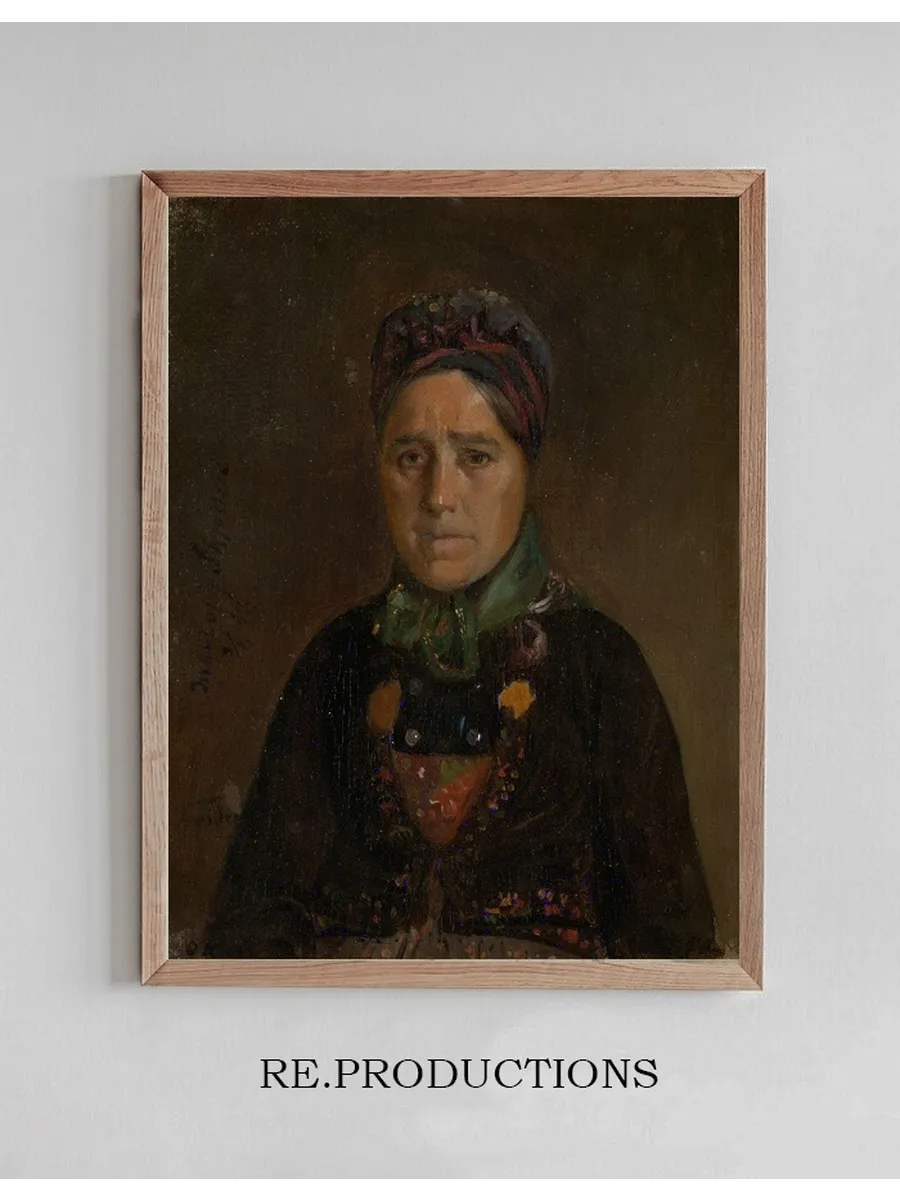 Portrait of Ingeborg Skj Nne from Numedal