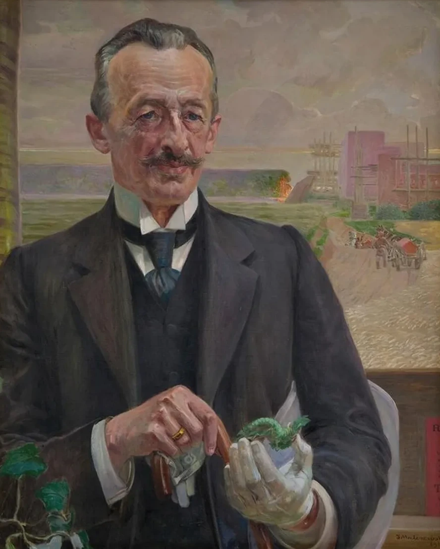 Portrait of J zef Sare, Vice - President of the City of Krakow