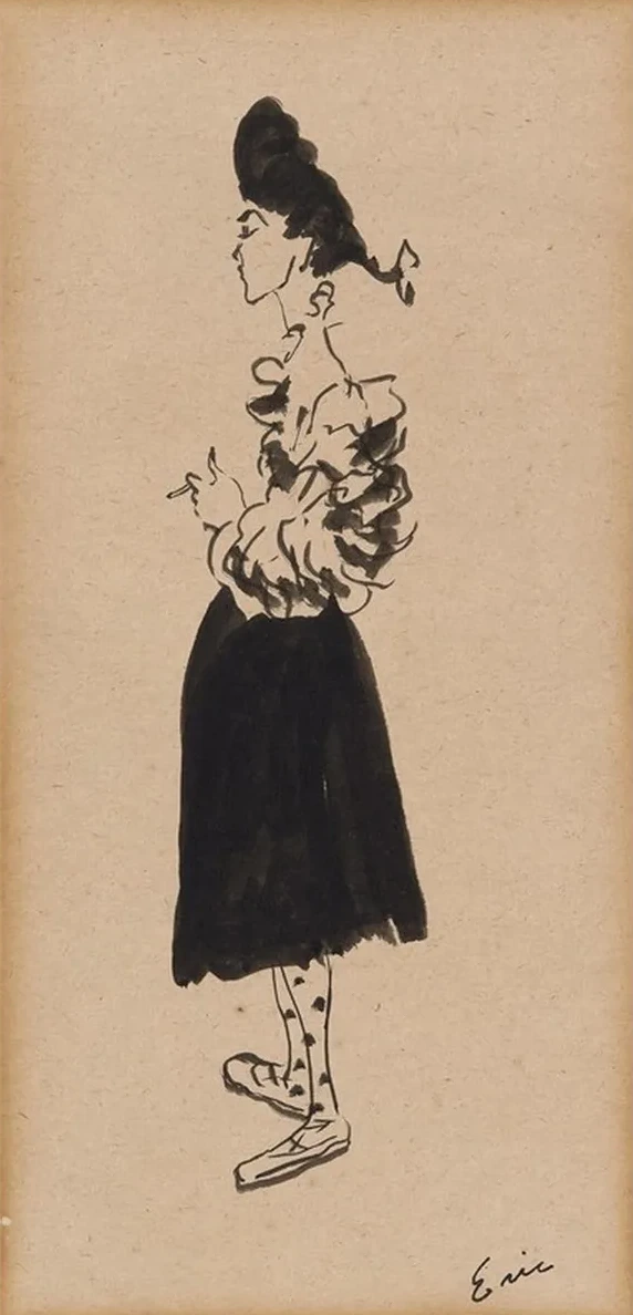 Portrait of Janet Braguin in the Style of Carlerickson
