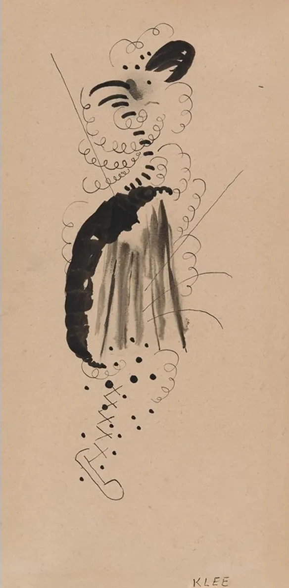 Portrait of Janet Braguin in the Style of Paulklee
