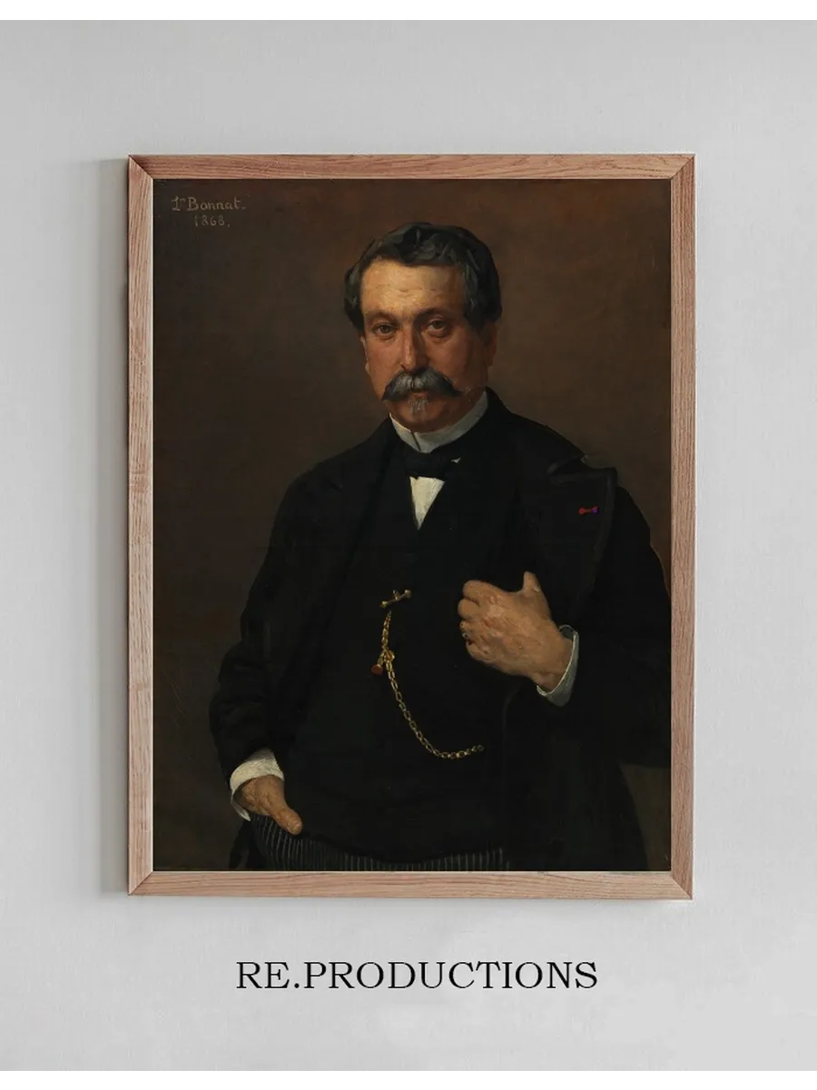 Portrait of Jean L glise, Merchant, Mayor of Saint - Martin - de - Seignanx