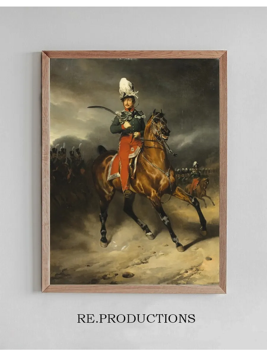Portrait of Jean - Georges Schickler, Chief of the Basel Canton Squadron