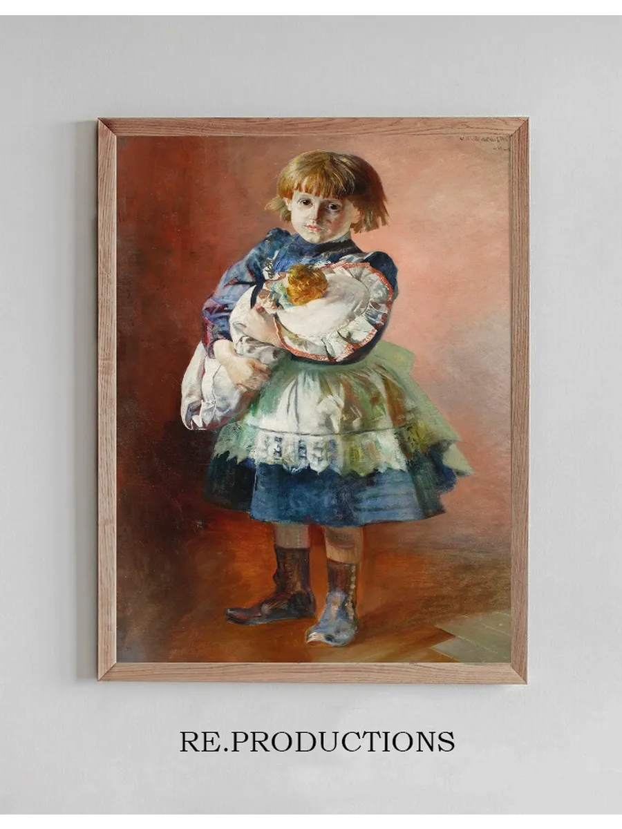 Portrait of Julia, Artist's Daughter, with a Doll