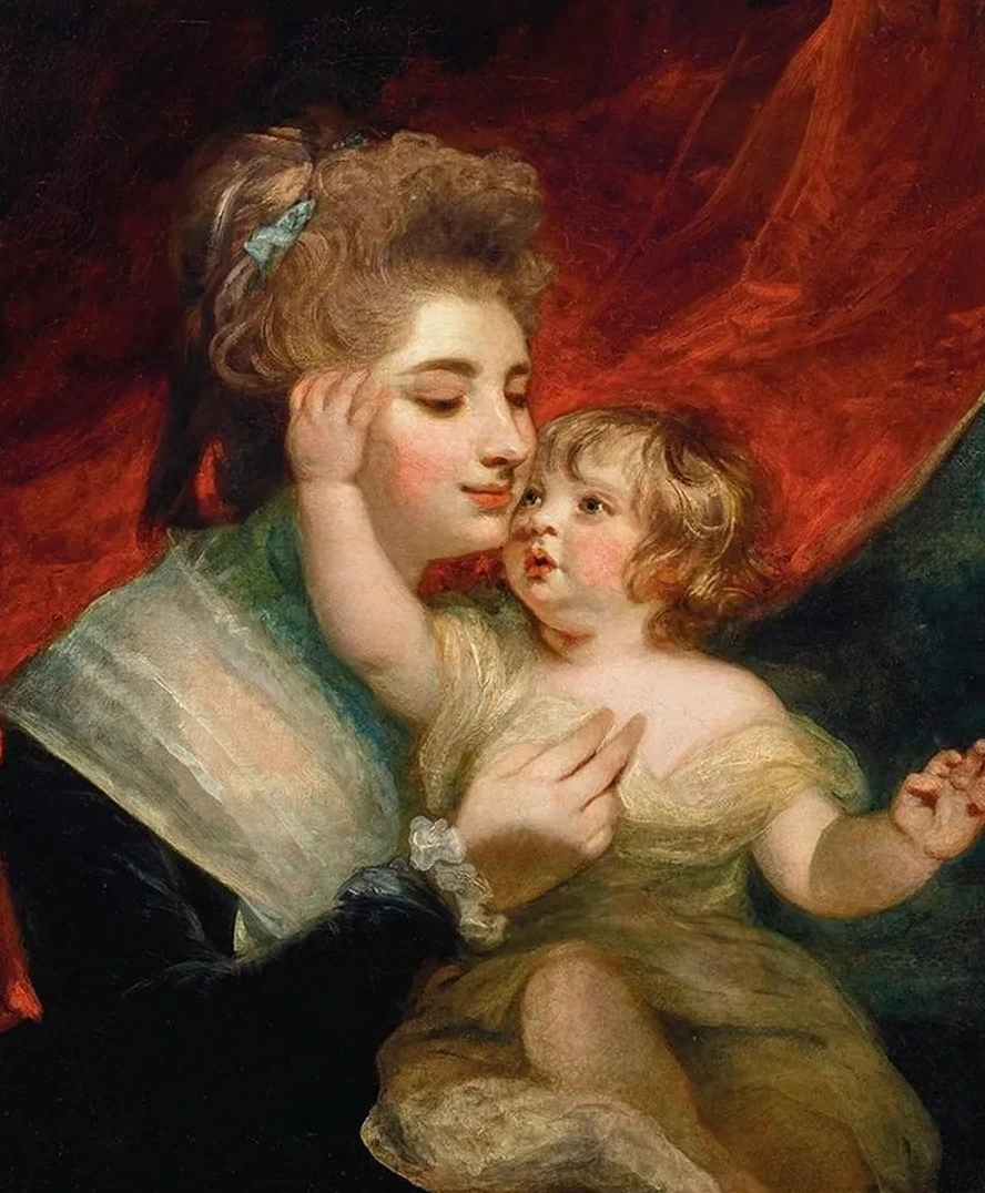 Portrait of Lady Dashwood (1763 - 1796) and her son, Henry George Mayne (1782 - 1803)