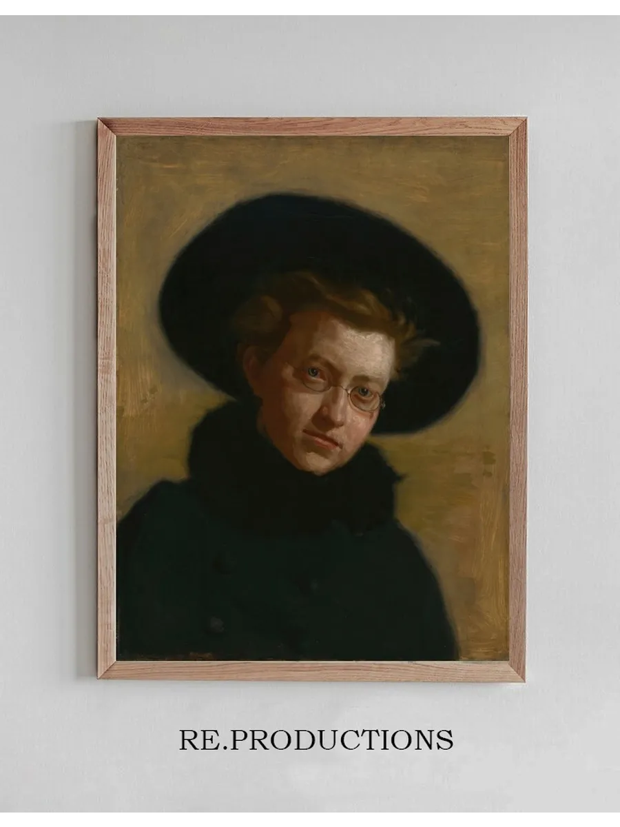 Portrait of Lillian Hammit (Girl in a Big Hat)