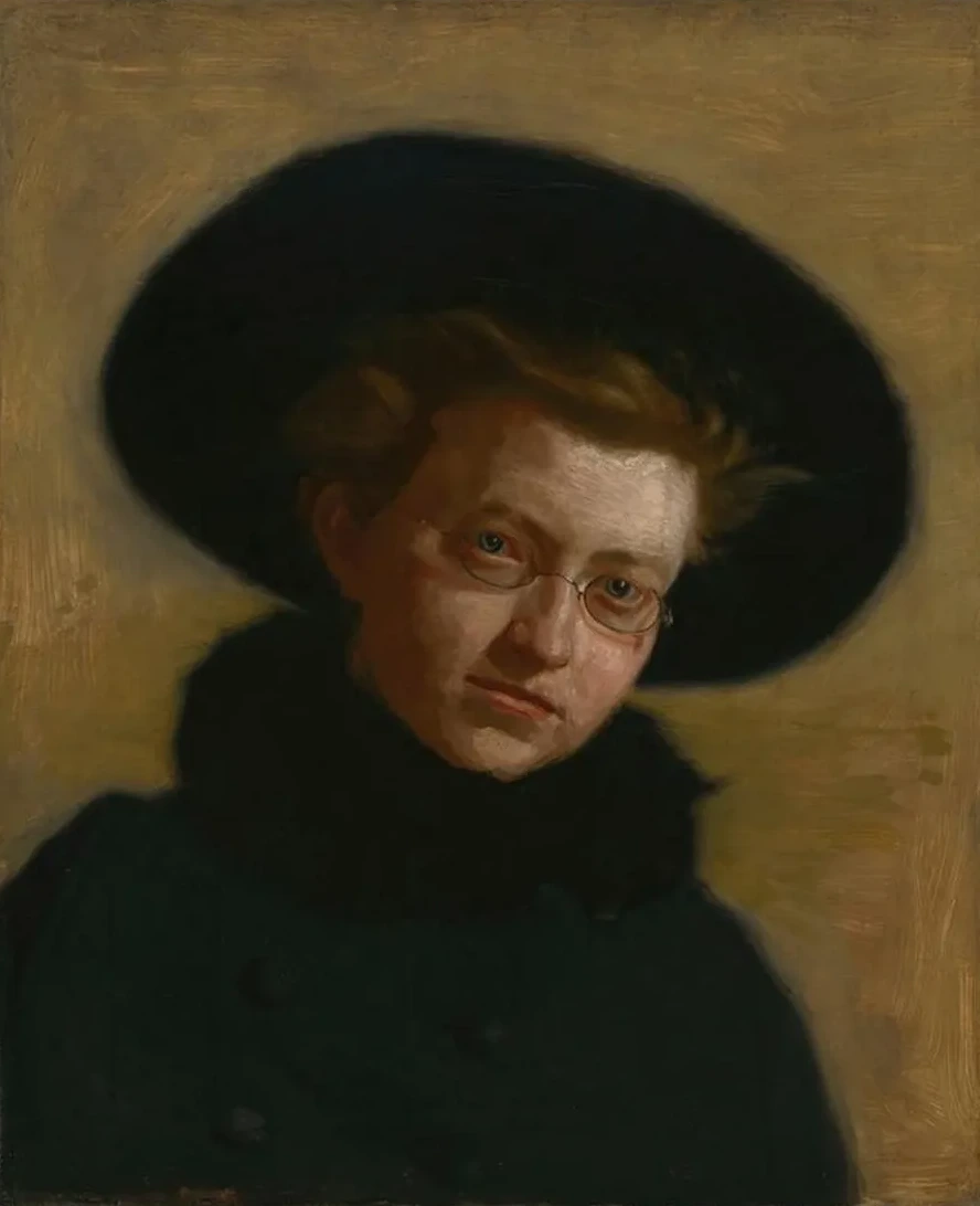 Portrait of Lillian Hammit (Girl in a Big Hat)