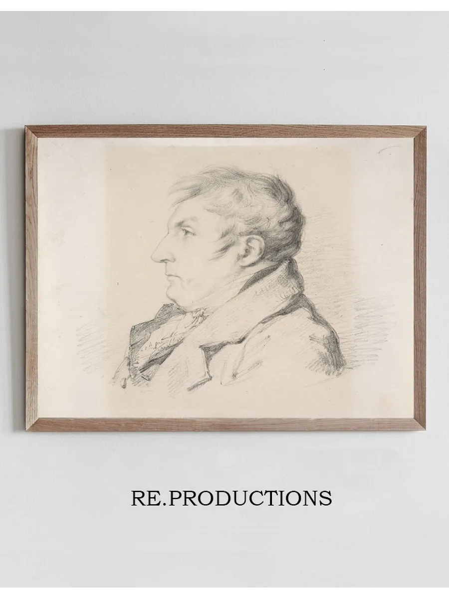 Portrait of Louis - Francois Bertin, L Ain