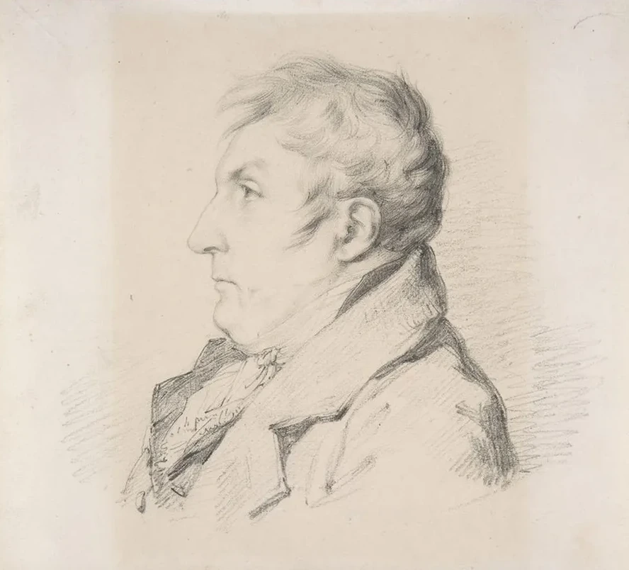 Portrait of Louis - Francois Bertin, L Ain