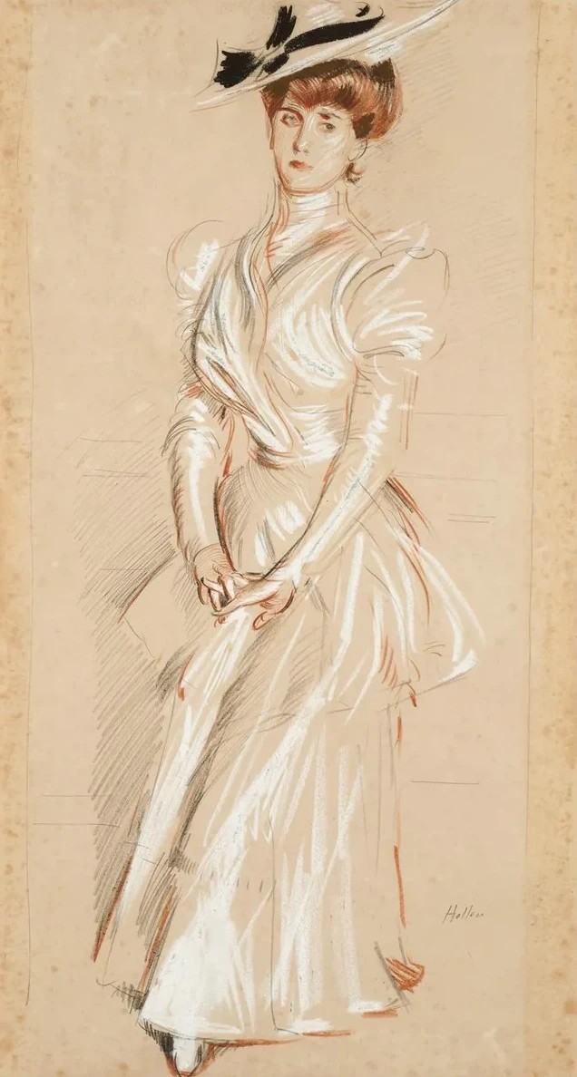 Portrait of Madame Helleu in Boating Costume