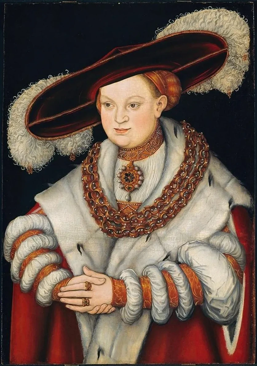 Portrait of Magdalena of Saxony, Wife of Elector Joachim II of Brandenburg