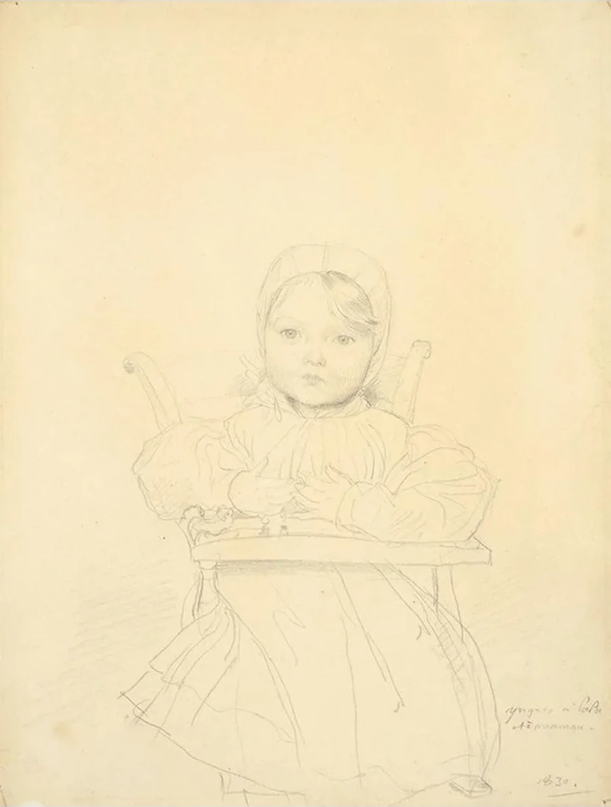 Portrait of Marie Marcotte at the Age of SixteenMonths