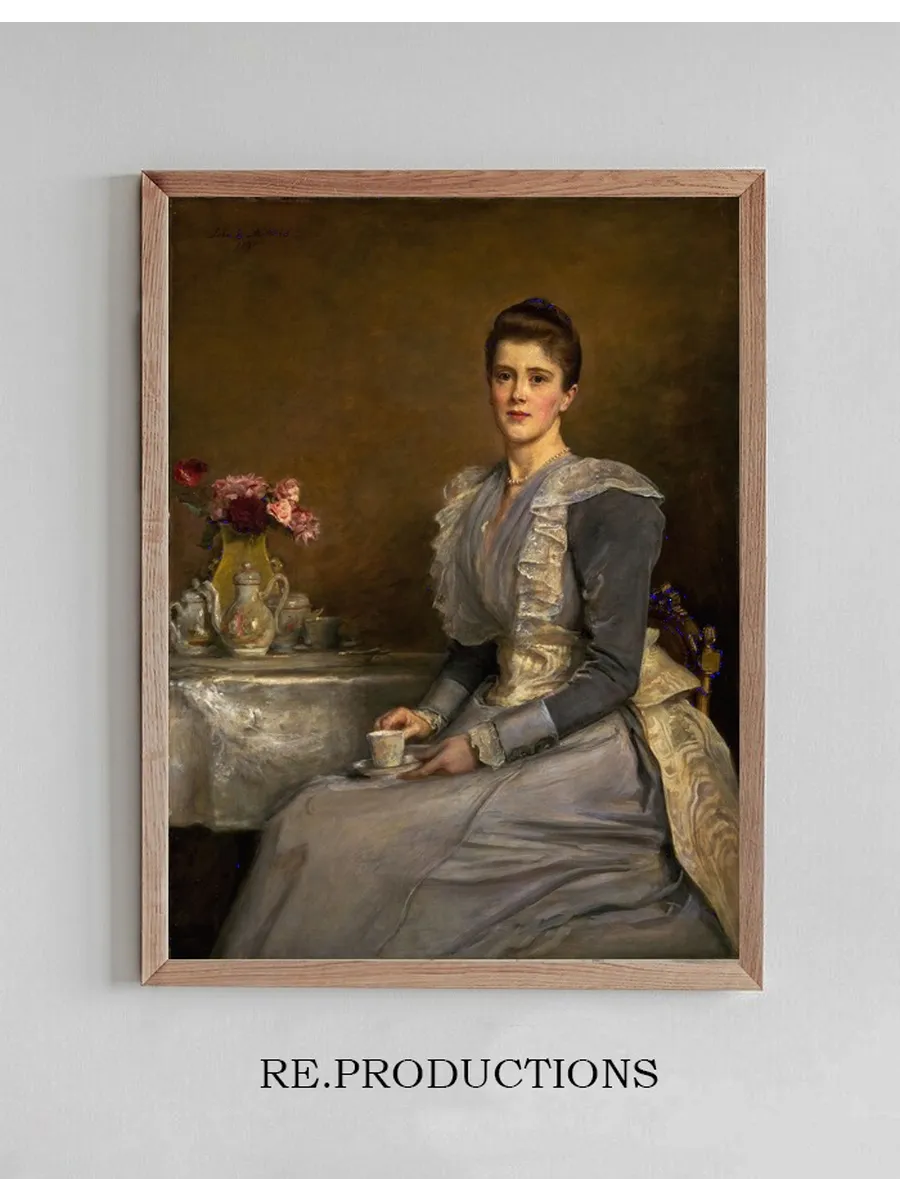 Portrait of Mary Endicott (d.1957), Mrs Joseph Chamberlain
