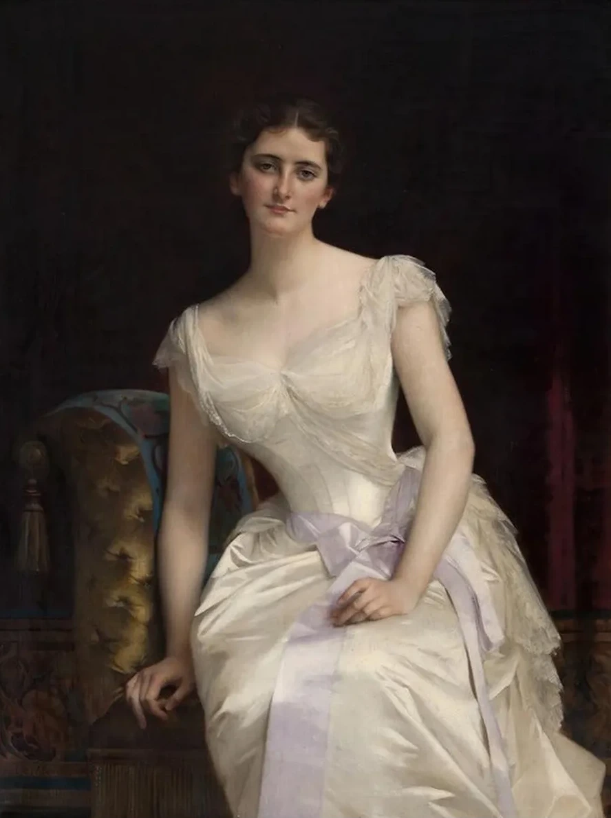 Portrait of Mary Victoria Leiter, the Later Lady Curzon of Kedleston, Vicereine of India