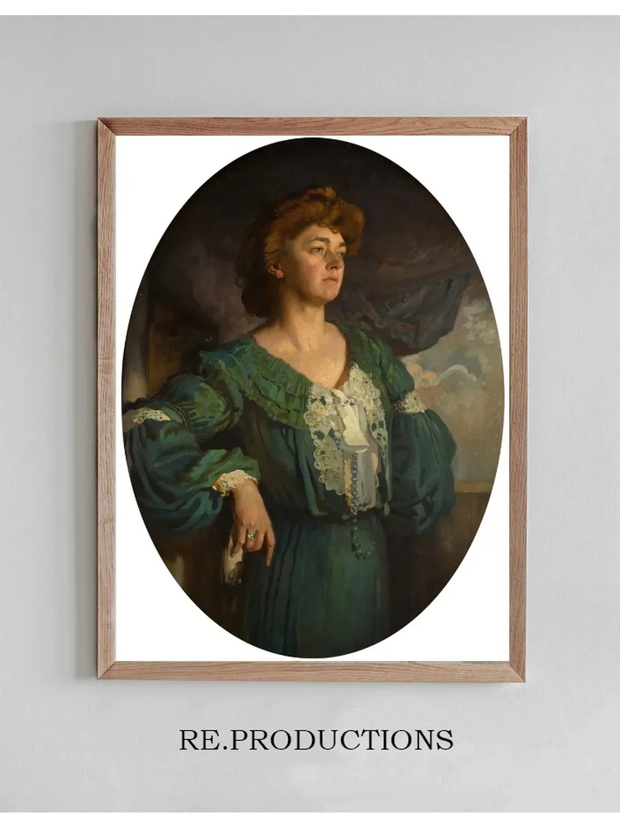 Portrait of Mary, Lady Gerard in a Green Dress