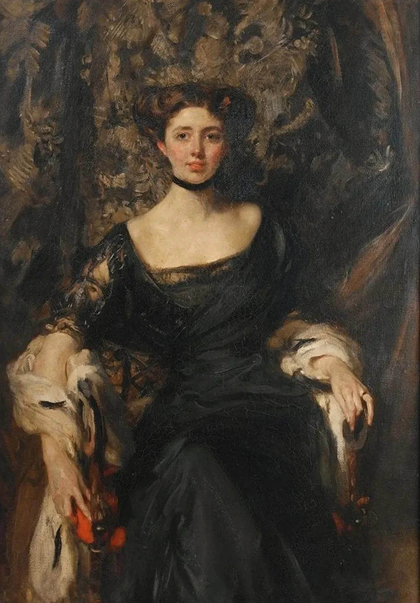 Portrait of Miss Aline Henderson (Mrs J.T. Wigan)