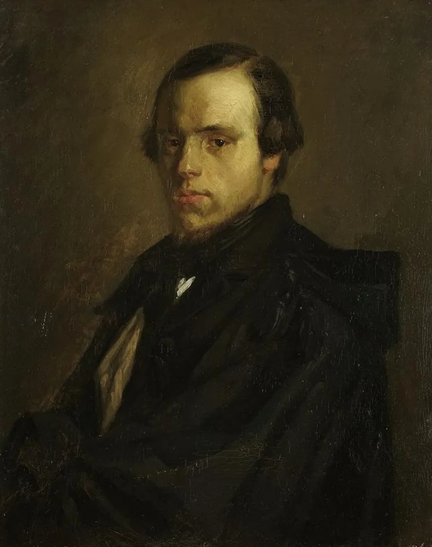 Portrait of Mister le Courtois, the Artist's Brother - in - Law