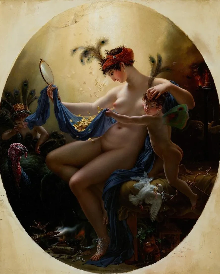 Portrait of Mlle. Lange As Danae