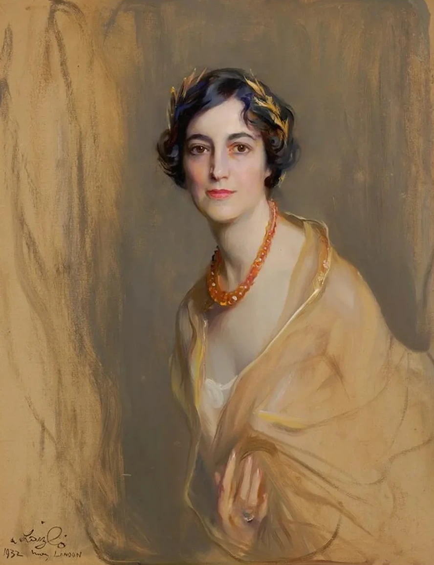 Portrait of Mrs William Wickham Hoffman, n e Katherine Miller