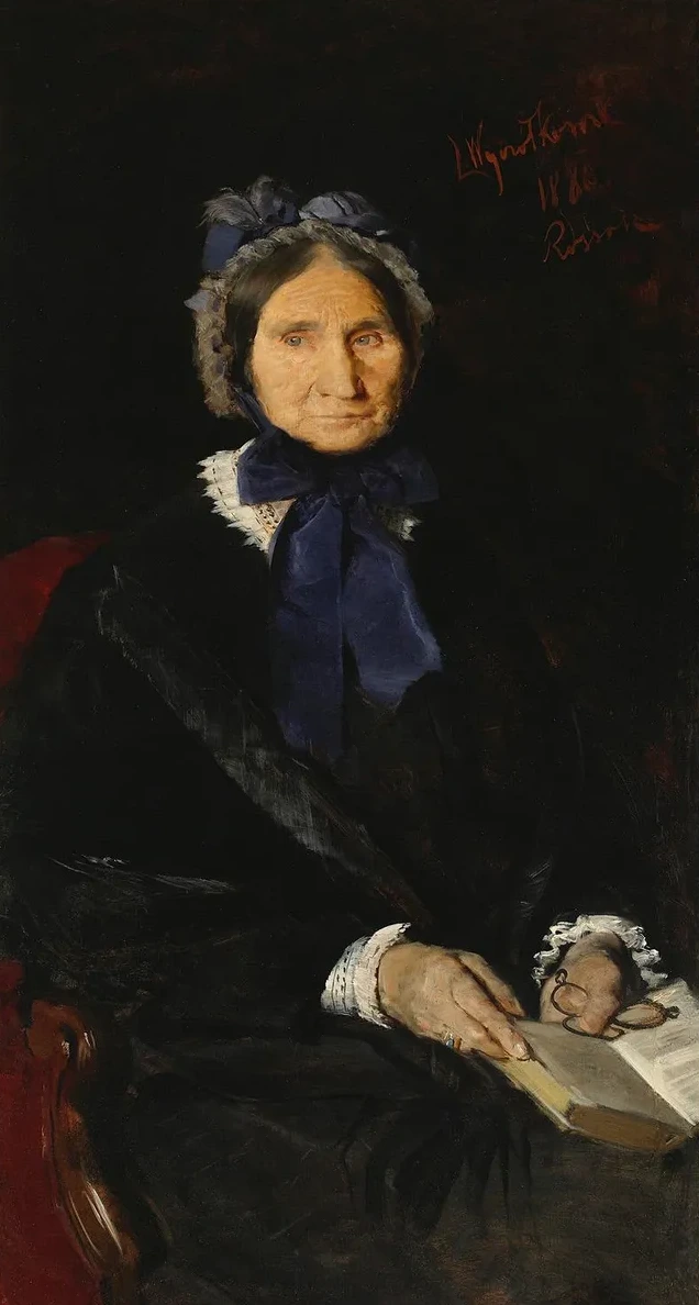Portrait of Mrs. Fali Ska, Artist's Grandmother